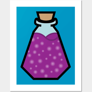 DIY Purple Potions/Poisons for Tabletop Board Games (Style 4) Posters and Art